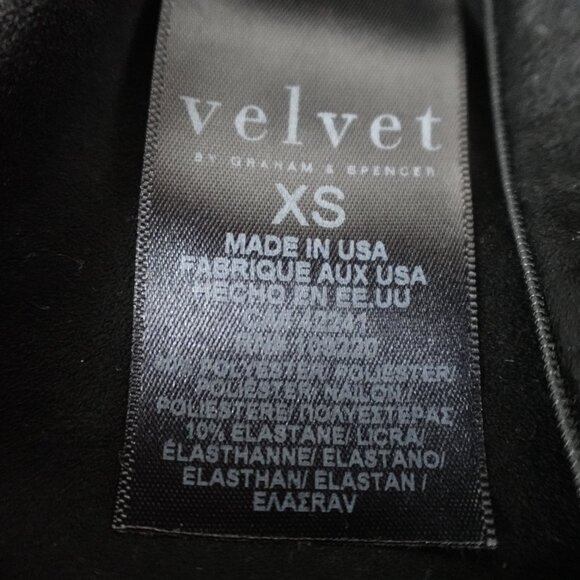 Velvet Graham & Spencer Leggings Pants Women's XS Faux Suede Ankle Zip Tights - Picture 3 of 9